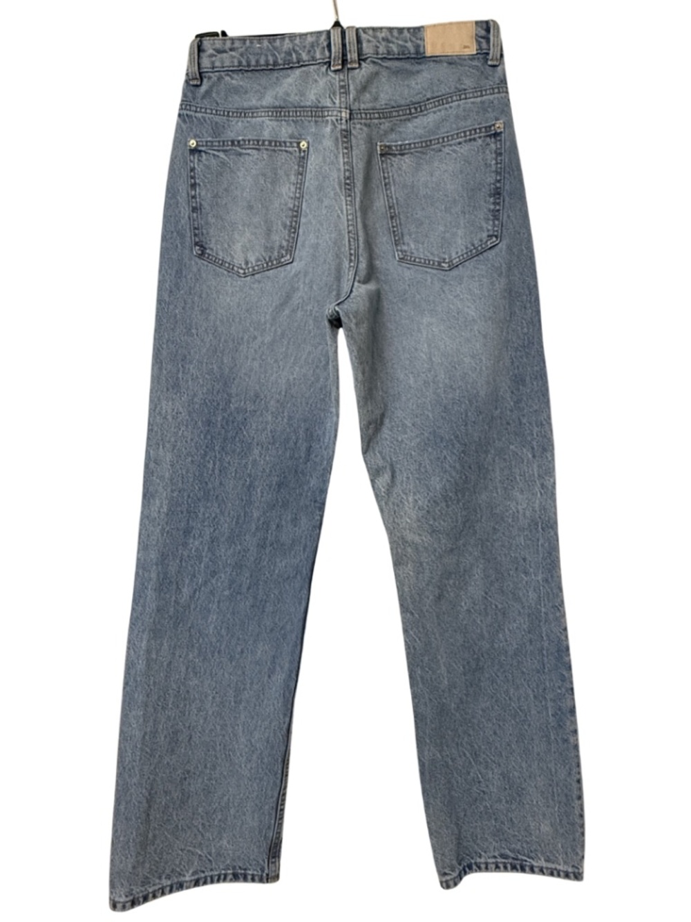 Zara High Rise Straight Leg Jeans